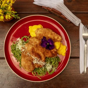 TRIO CON MILANESA DE POLLO